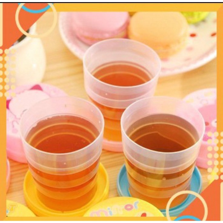Cốc nhựa gấp gọn du lịch tiện lợi đi xa cho mẹ và bé