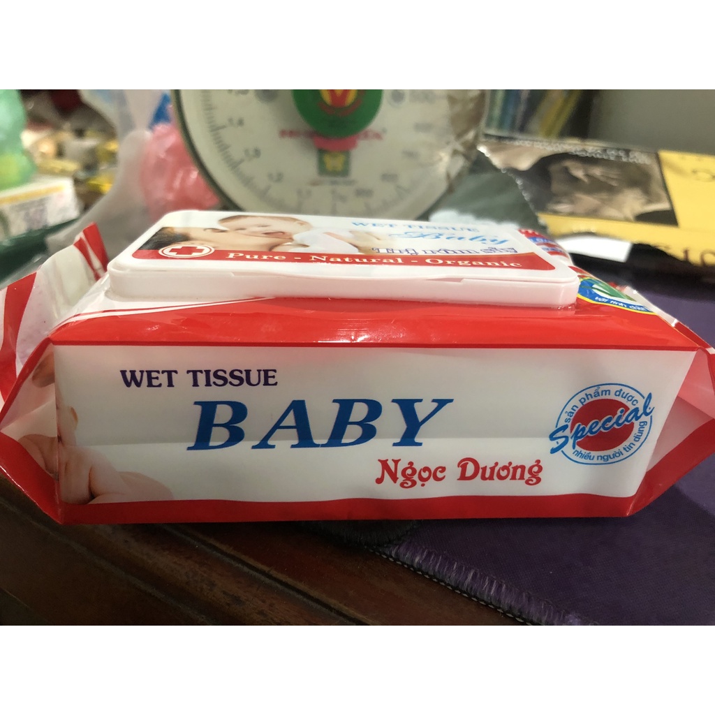 Gói 100 Tờ khăn ướt BABY Ngọc Dương