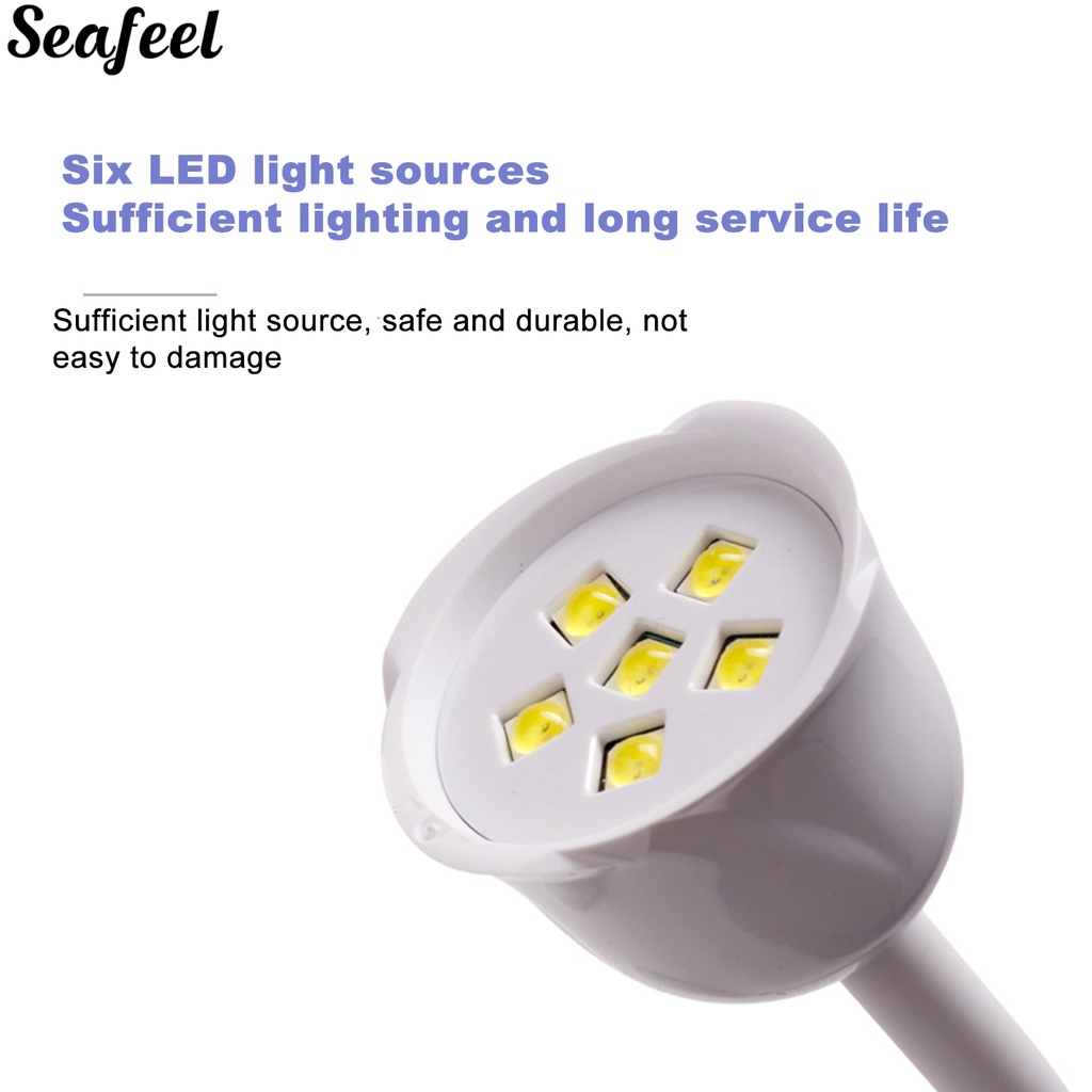 [Hàng mới về] Đèn sấy khô móng tay mini cổng cắm USB hình hoa sen tiện dụng dành cho nữ