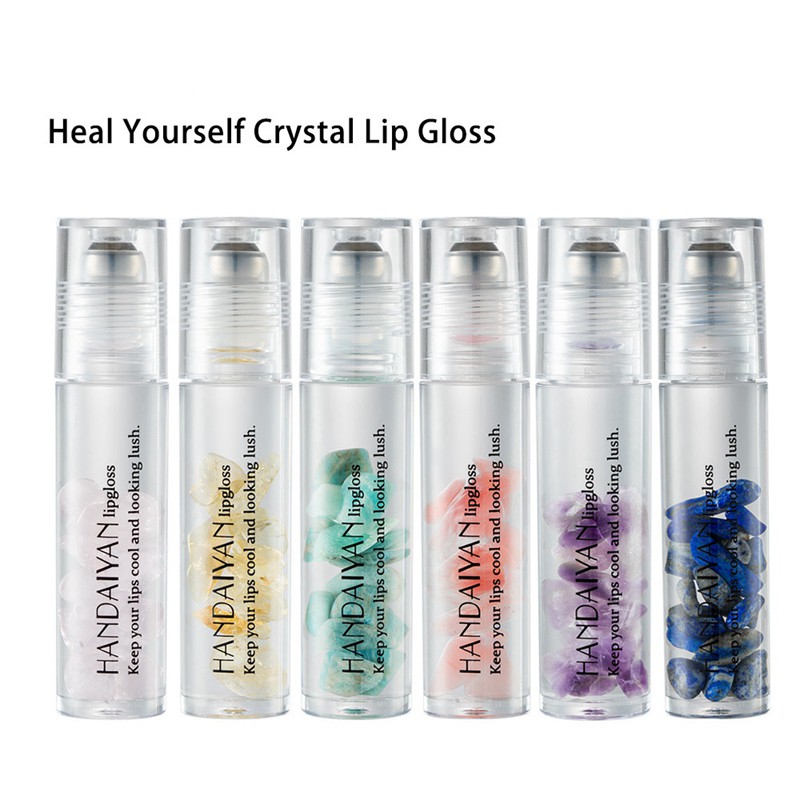 HANDAIYAN Crystal Lipstick Lips Nutritious Lip Oil Clear Roller Ball Lip Essence Long Lasting Moisturizing Shiny Lip Gloss-01 | BigBuy360 - bigbuy360.vn