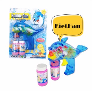 Súng bắn bong bóng hình cá heo bé ( không dùng pin)