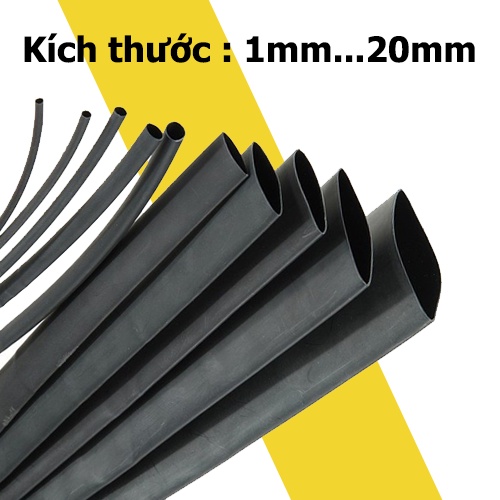 Ống gen co nhiệt cách điện nhiều kích thước