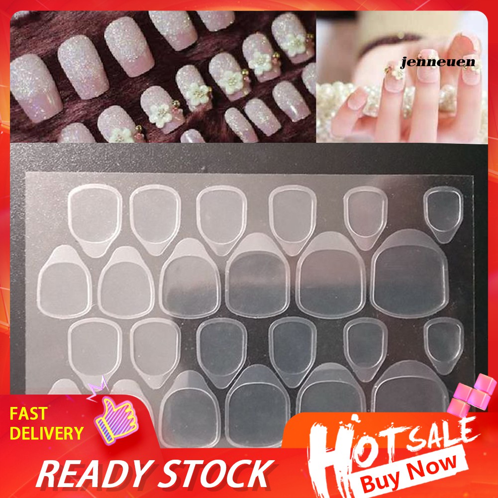 Bộ 24 miếng keo dán móng tay nhân tạo tiện dụng