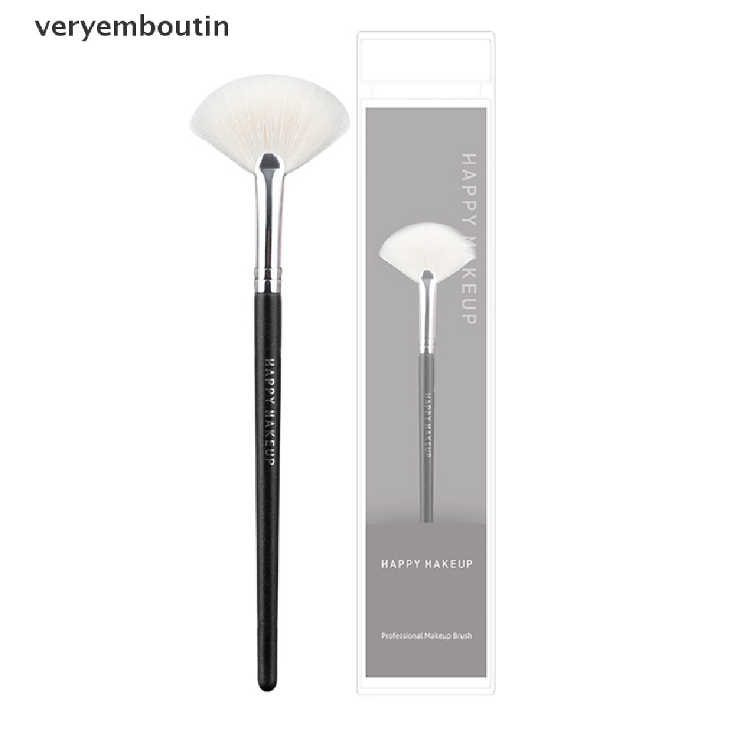 [Hàng mới về] Cọ trang điểm lông cọ mềm hình bán nguyệt cho phấn nền bắt sáng