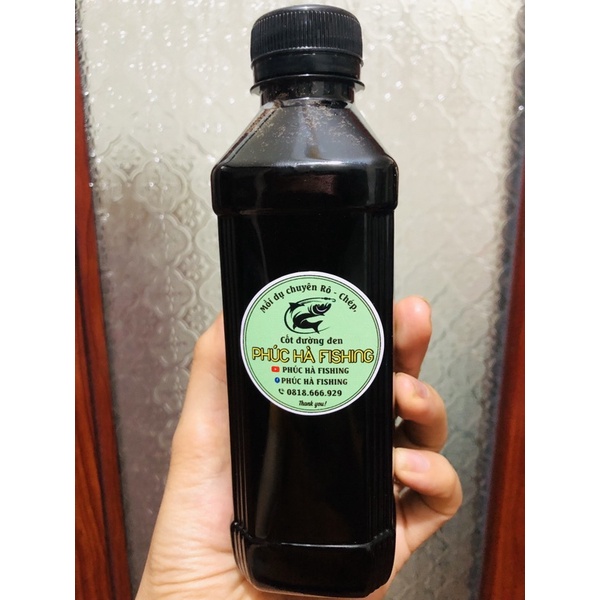 Cốt đường đen Phúc Hà fishing chai 350ml