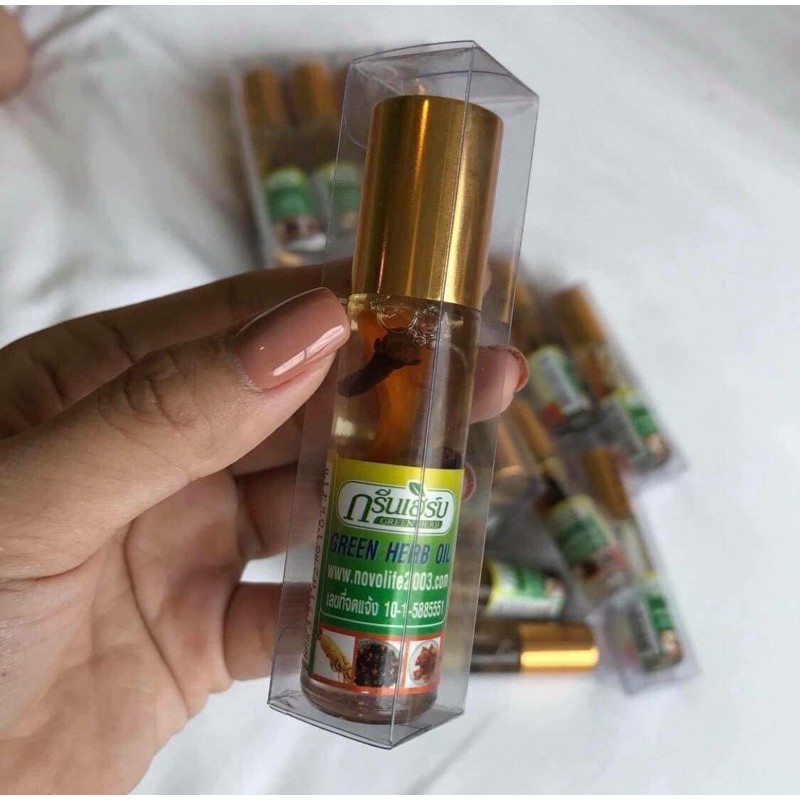 Dầu Nhân Sâm Ginseng Green Herb Oil 8ml Thái Lan. | BigBuy360 - bigbuy360.vn