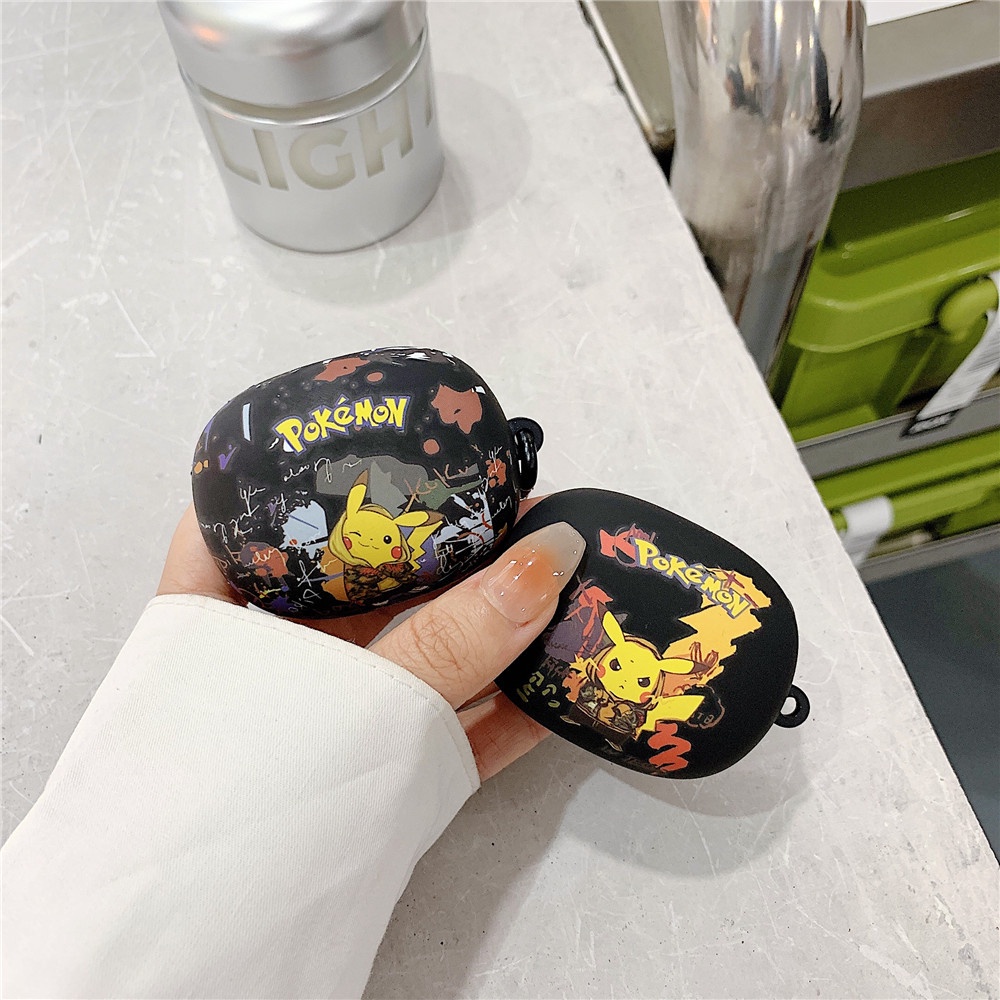 Vỏ Bảo Vệ Hộp Sạc Tai Nghe Edifier X3S Mềm Hình Pikachu Và Tên Lửa