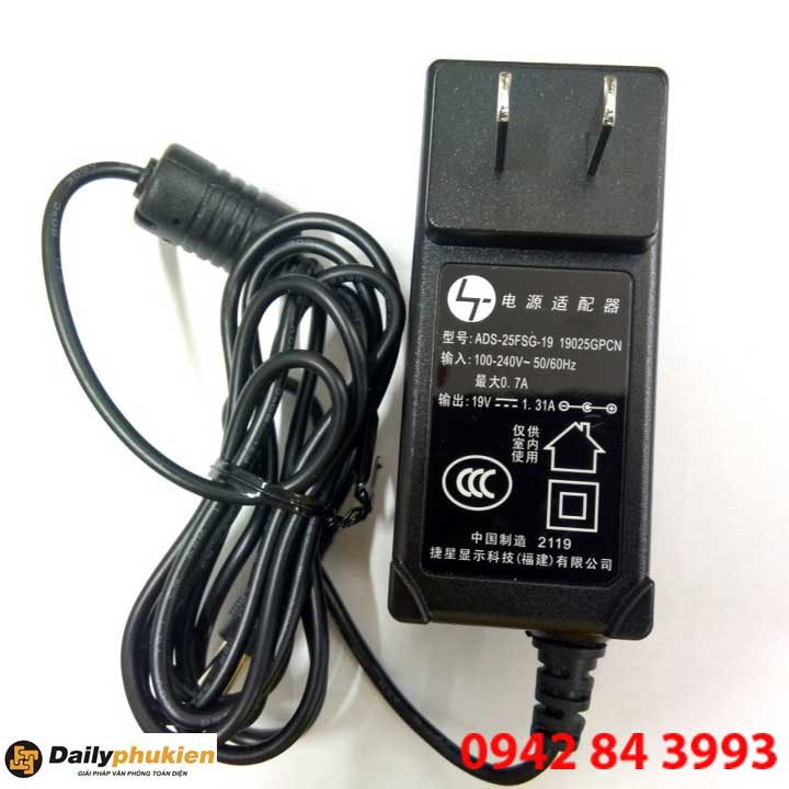 Phụ kiện SIÊU RẺ_ Dây nguồn màn hình máy tính AOC 19v 1.31a