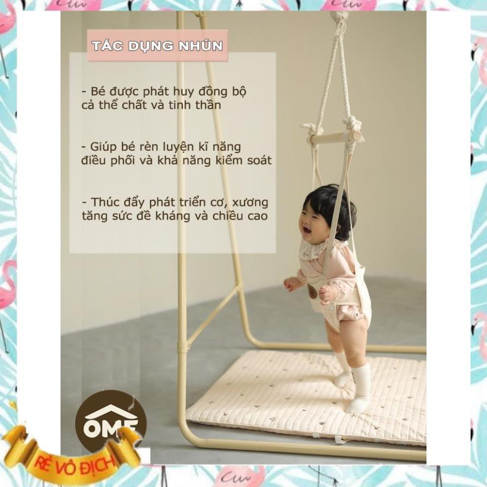 XÍCH ĐU KIÊM NHÚN OME JUMPER KIDS CHO BÉ TỪ 3 THÁNG -6 TUỔI