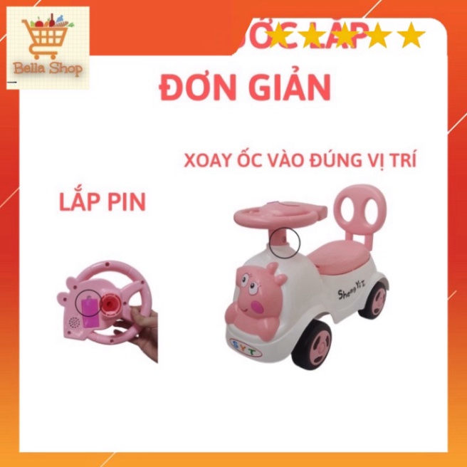 XE CHÒI CHÂN HEO PEPPA, XE CHÒI CHÂN THỎ CUTE CHO BÉ YÊU.