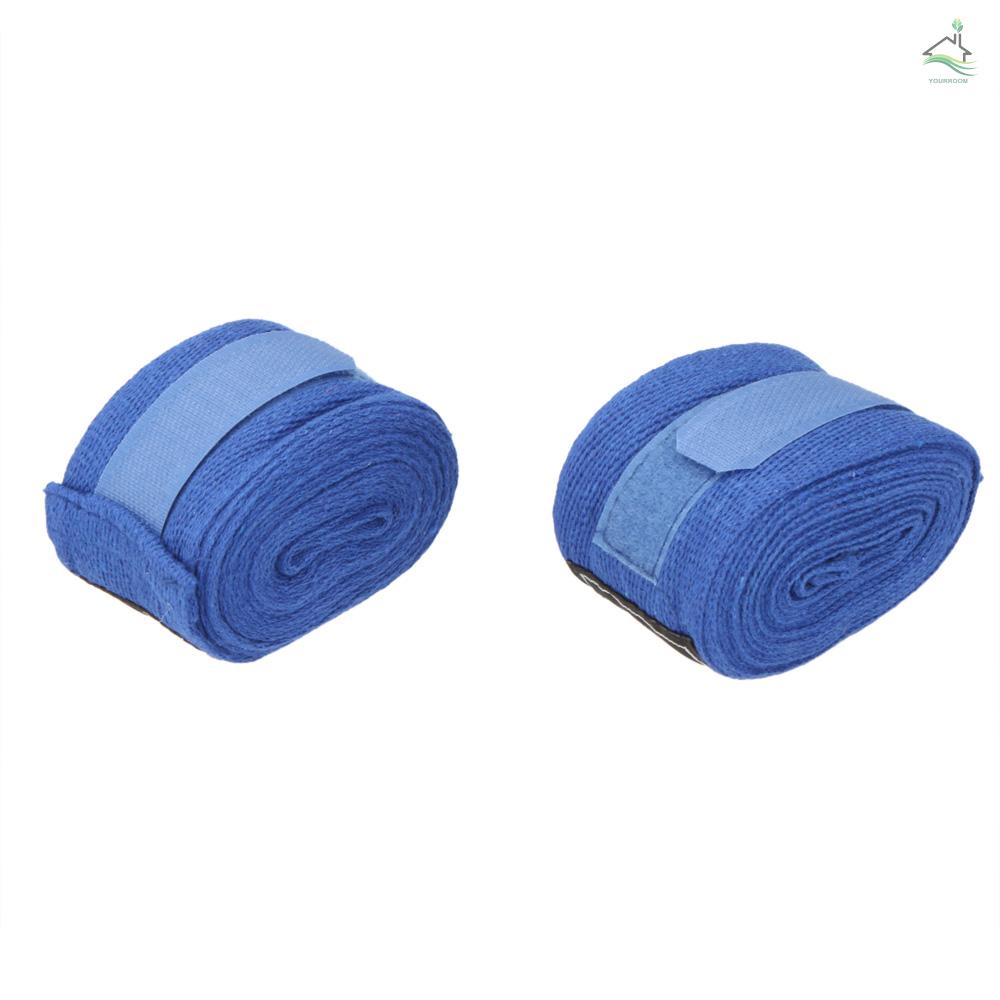 Cuộn 2 Cuộn Băng Quấn Tay 5cm Dài 2.5m 100% Cotton Hỗ Trợ Tập Boxing Muay Thai Mma Taekwondo