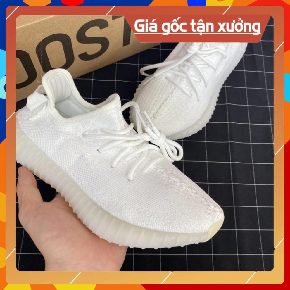 [Freeship - Hàng đẳng cấp] Giày Sneaker Yz350 Trắng Fullbox Freeship, Giày sneaker 350 white sịn sò