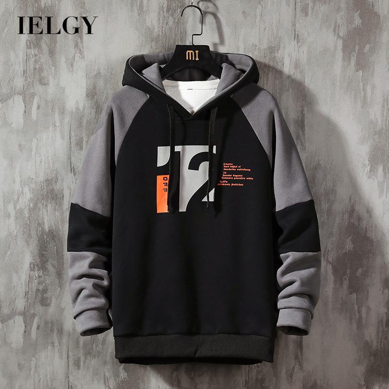 Áo Hoodie Dáng Rộng In Chữ Phong Cách Hàn Quốc Cho Nam