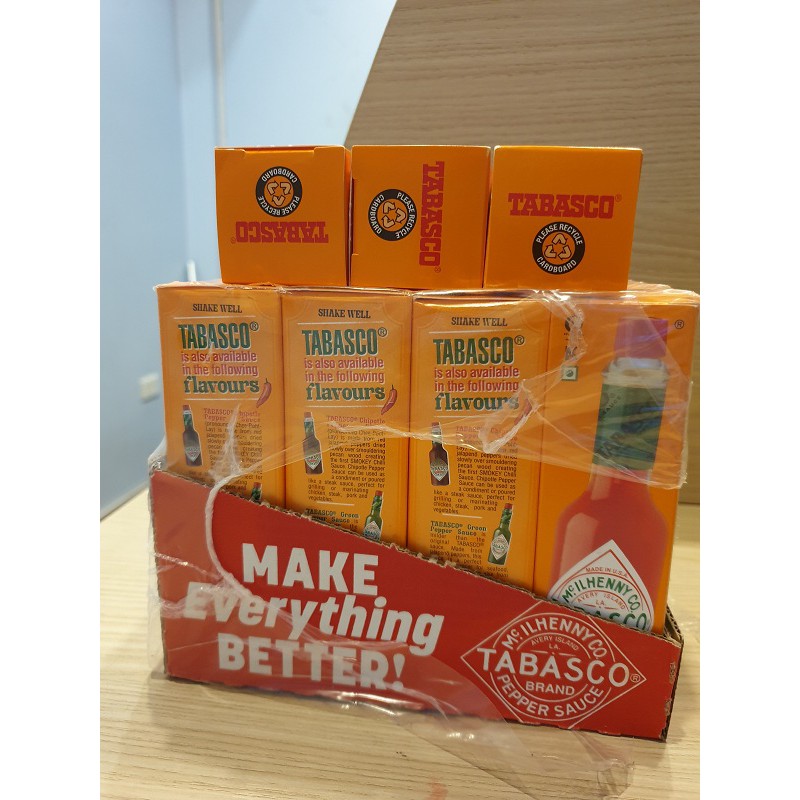Combo 15 chai sốt ớt đỏ hiệu Tabasco 60ml