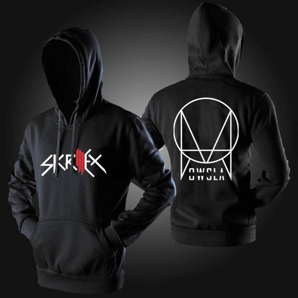 Áo Khoác Hoodie Phối Khóa Kéo Skrillex 7 Cá Tính