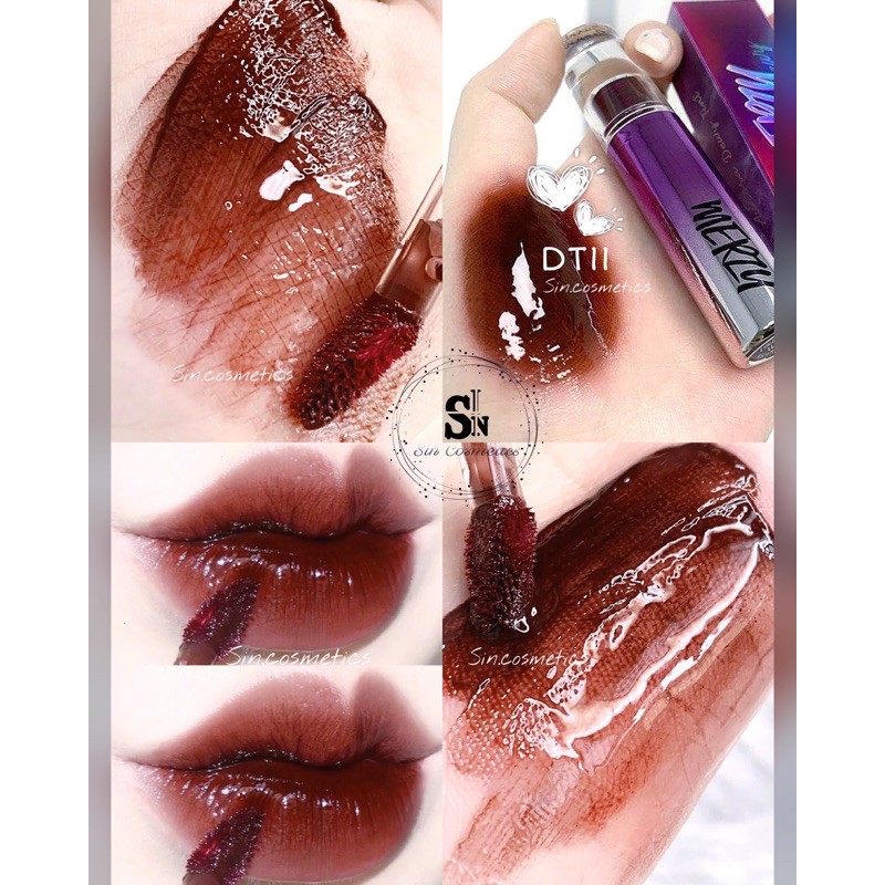 [CHỈ BÁN AUTH] Son tint bóng Merzy Aurora Dewy Tint màu DT11 Burnt Sienna