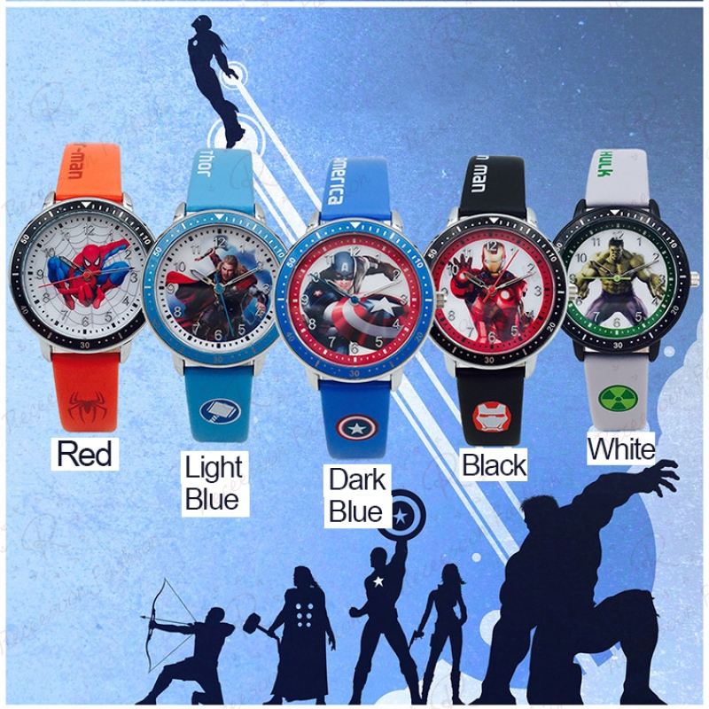Đồng hồ in hình siêu anh hùng avenger dùng cho trẻ em | BigBuy360 - bigbuy360.vn