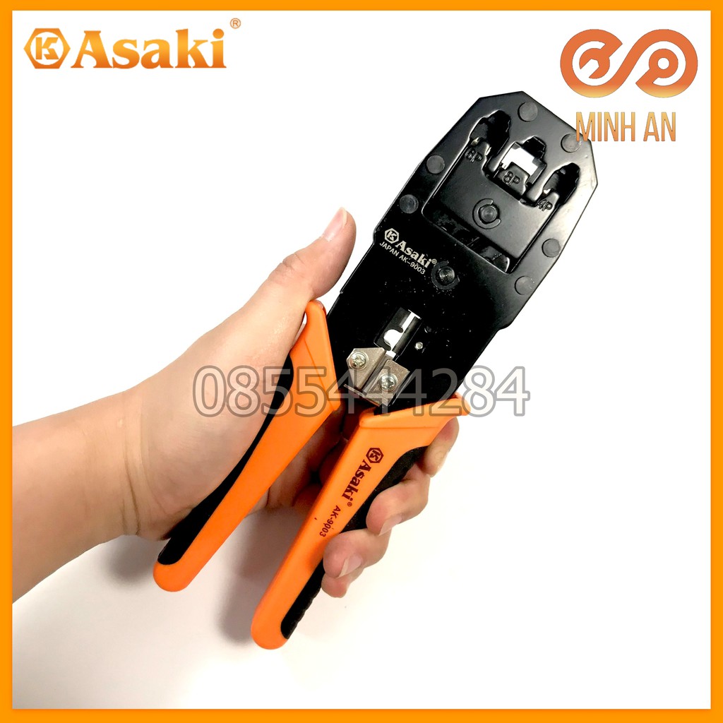 Kìm bấm mạng 8inch/200mm [HÀNG CHÍNH HÃNG] ASAKI AK-9003