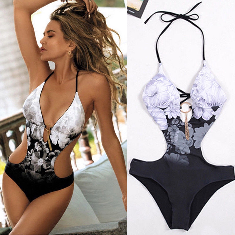 Đồ bơi một mảnh thiết kế hở lưng gợi cảm dành cho nữ