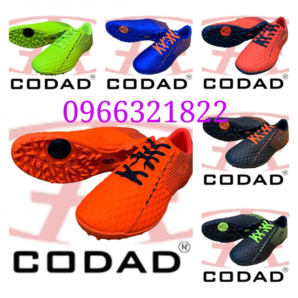 Giày Đá Bóng CODAD Cao Cấp Khâu Full Đế,Full Hộp - Hàng Chính hãng