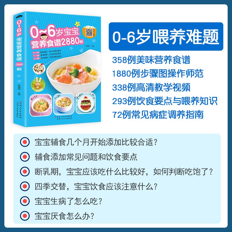 Sách Đồ Ăn Dặm Giáo Dục Sớm Dành Cho Bé 0-6 Tuổi