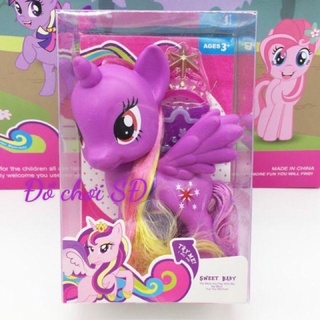 Mô hình ngựa pony - màu tím
