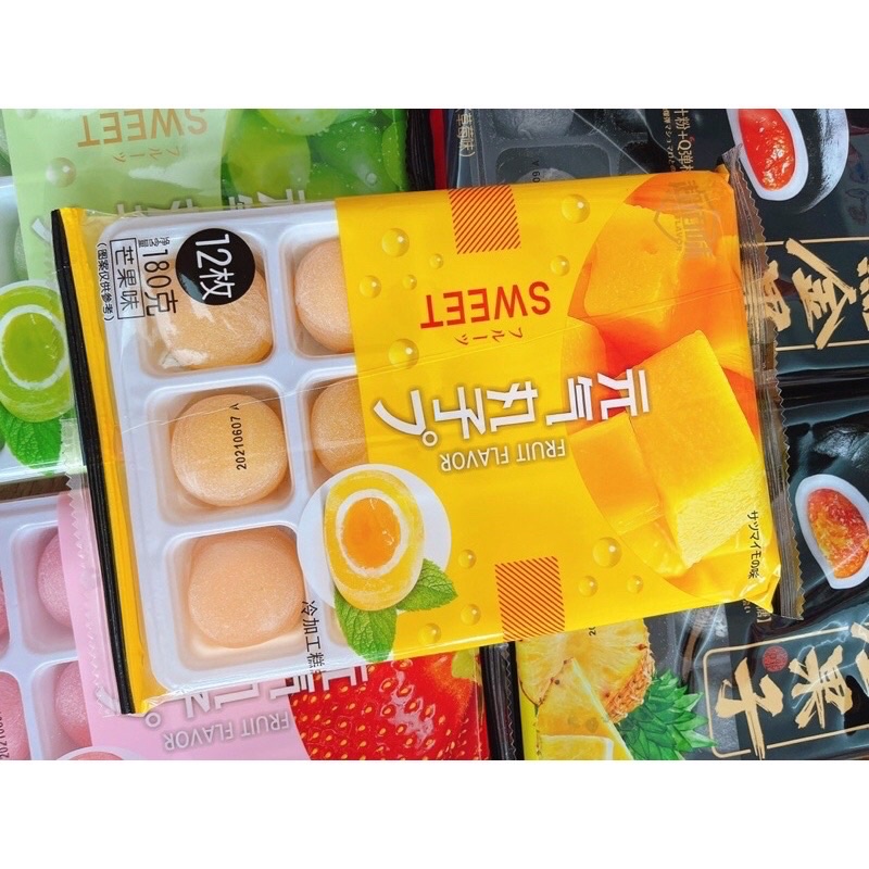 Bánh MOCHI KEM LẠNH 💖FREESHIP💖 Mochi nhật mỗi gói 12 chiếc bánh thơm ngon