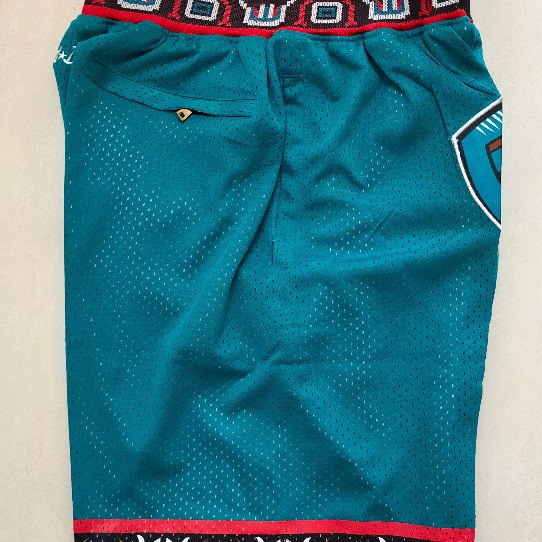 Quần Short Chơi Bóng Rổ Phối Túi Co Giãn Tốt Plus Size Thêu Họa Tiết Phong Cách Retro Cho Nam