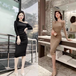 💥💥đầm body lệch vai