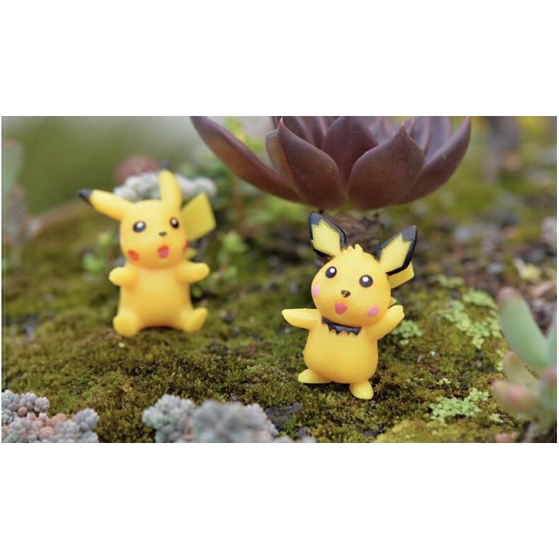 Tiểu Cảnh Pikachu Vàng Ngộ Nghĩnh | Phụ Kiện Trang Trí Tiểu Cảnh Terarium, Sen Đá