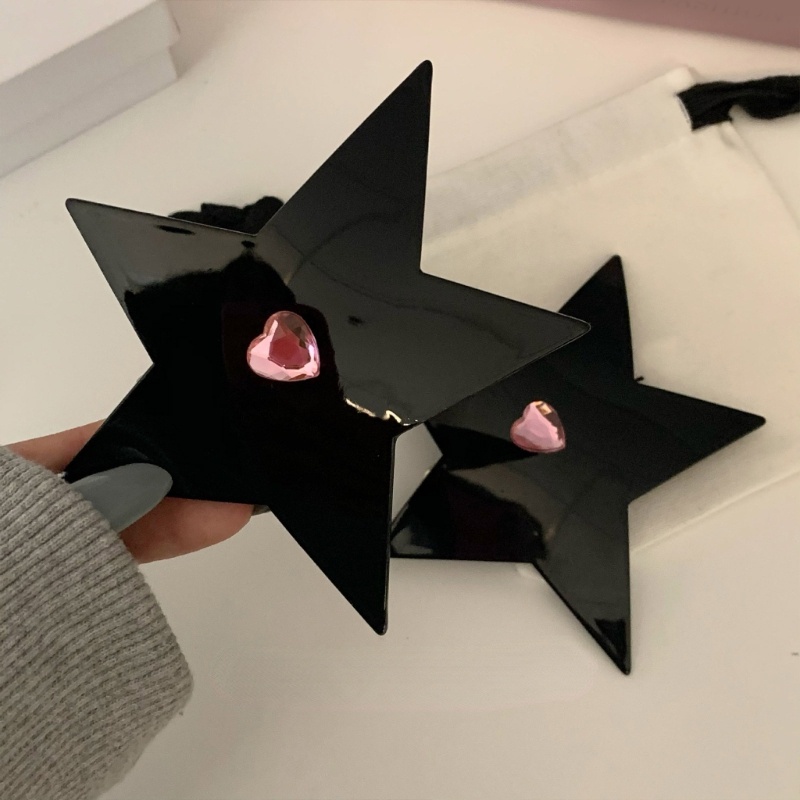 Kẹp Tóc Y2k Hình Ngôi Sao Tạo Kiểu Tóc Cho Nữ