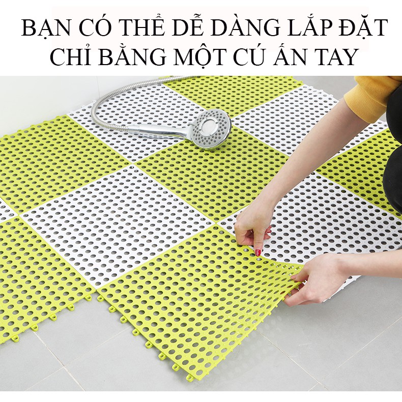 Nóng nhấtHottestThảm nhựa chống trơn trượt té ngã trong nhà tắm nhà vệ sinh, hàng chính hãng mềm dẻo