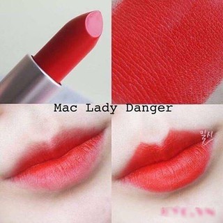 Son Mac Màu 607 Đỏ Cam