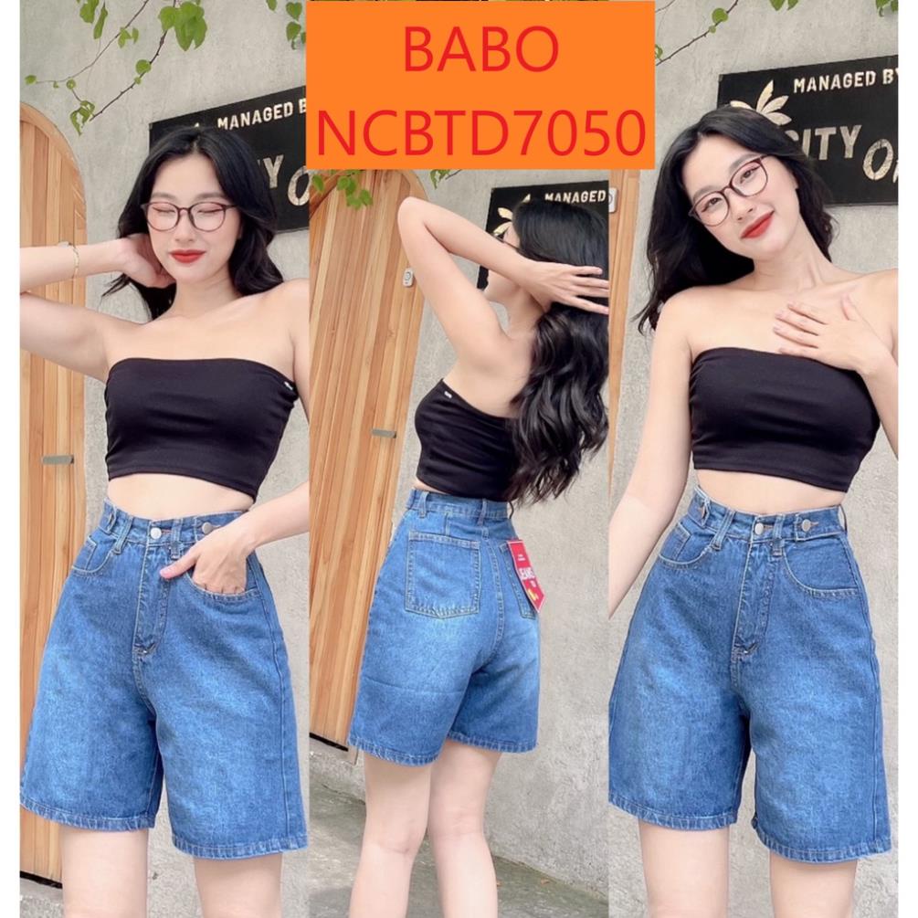 QUẦN JEANS NGỐ LỬNG NỮ LƯNG CAO FORM RỘNG LAI CUỐN MÀU XANH ĐẬM PHỐI CẠP CHỈNH SIÊU THOẢI MÁI CAO CẤP BABO 👑