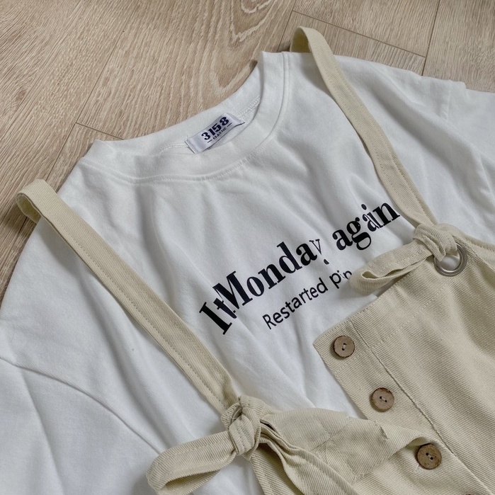 Yếm Quần Gentle Nút Cài Yếm Ulzzang Ảnh Thật Titto Closet