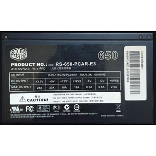 Nguồn cooler master 650w