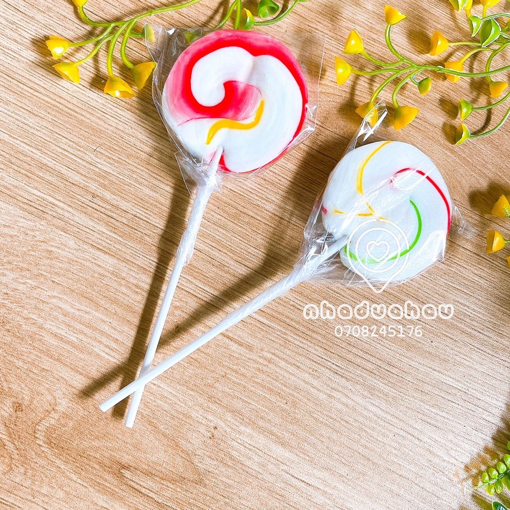 Một hủ gồm 50 cây kẹo mút sắc màu dễ thương trẻ em hàng công ty Việt Nam que 50g