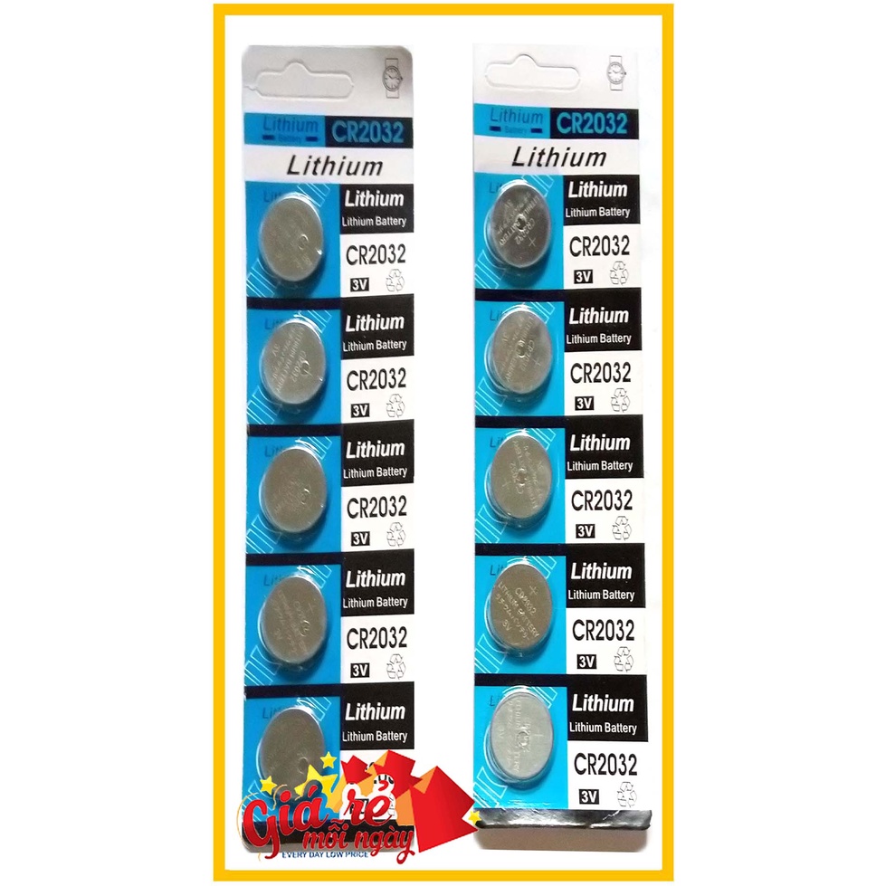 Pin Cmos CR2032 3v Lithium, Pin Alkaline 1.55V AG1/LR621 pin dẹp, pin cúc áo cho máy tính đồng hồ
