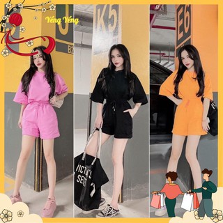 Snu131 - bộ đùi nữ cotton trơn 5 màu