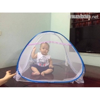 Mùng chụp tự bung cho bé 1m x 1m