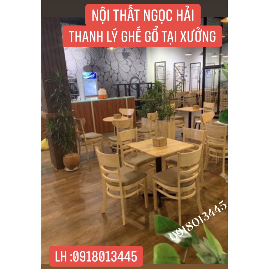bàn ghế gỗ quán ăn , cafe