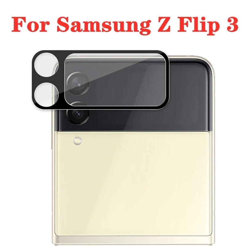 1 Miếng Dán Cường Lực 3D 9H Bảo Vệ Camera Sau Cho Samsung Galaxy Z Flip3