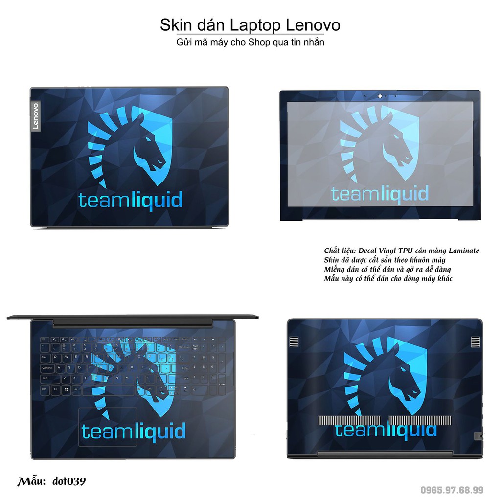 Skin dán Laptop Lenovo in hình Dota 2 _nhiều mẫu 7 (inbox mã máy cho Shop)