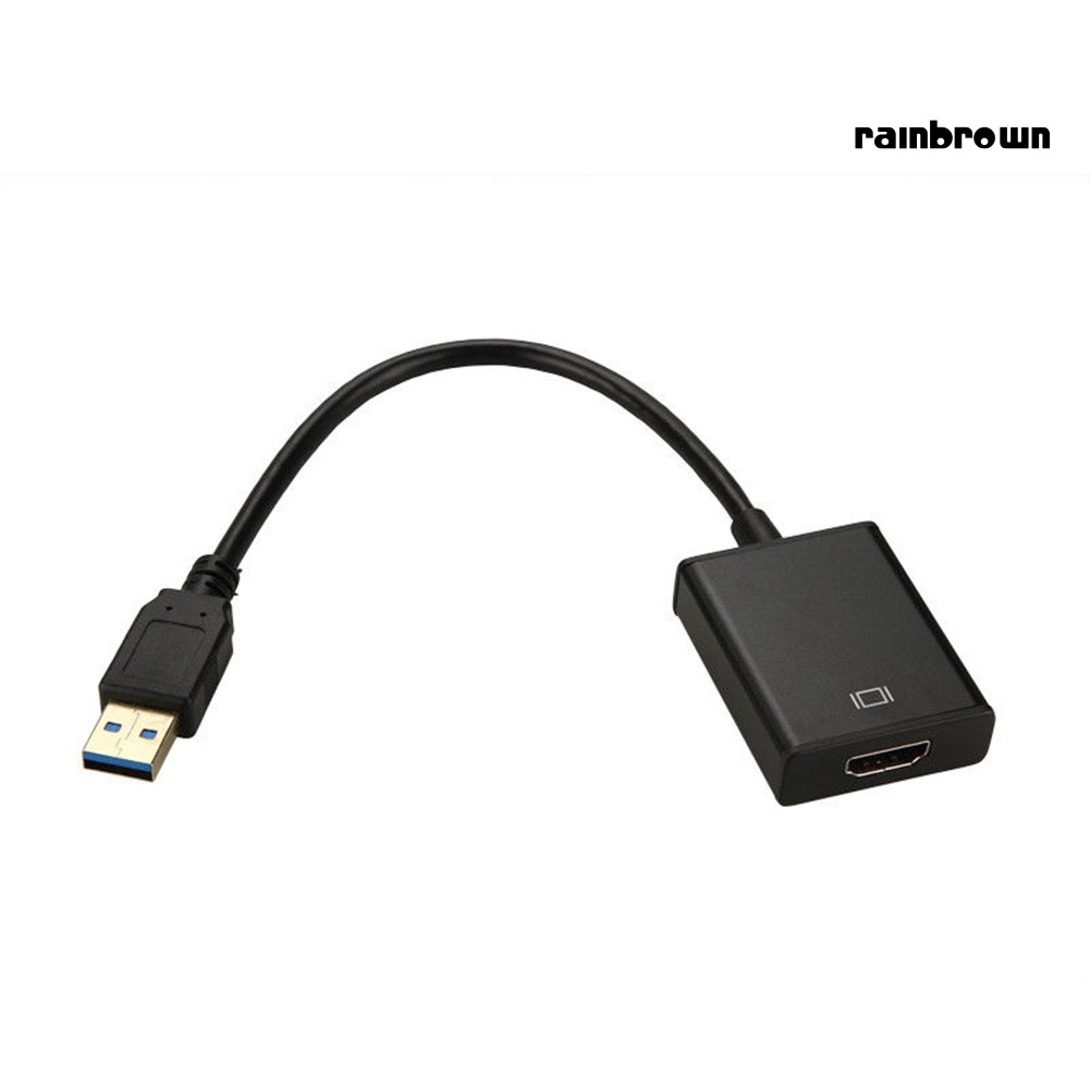 Cáp Chuyển Đổi Âm Thanh / Video Usb 3.0 Sang Hdmi Cho Windows 7 / 8 / 10 Pc 1080p