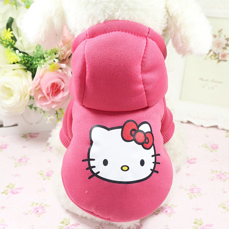Áo Khoác Hoodie Họa Tiết Hoạt Hình Phong Cách Pháp Cho Thú Cưng Chihuahua Yorkie