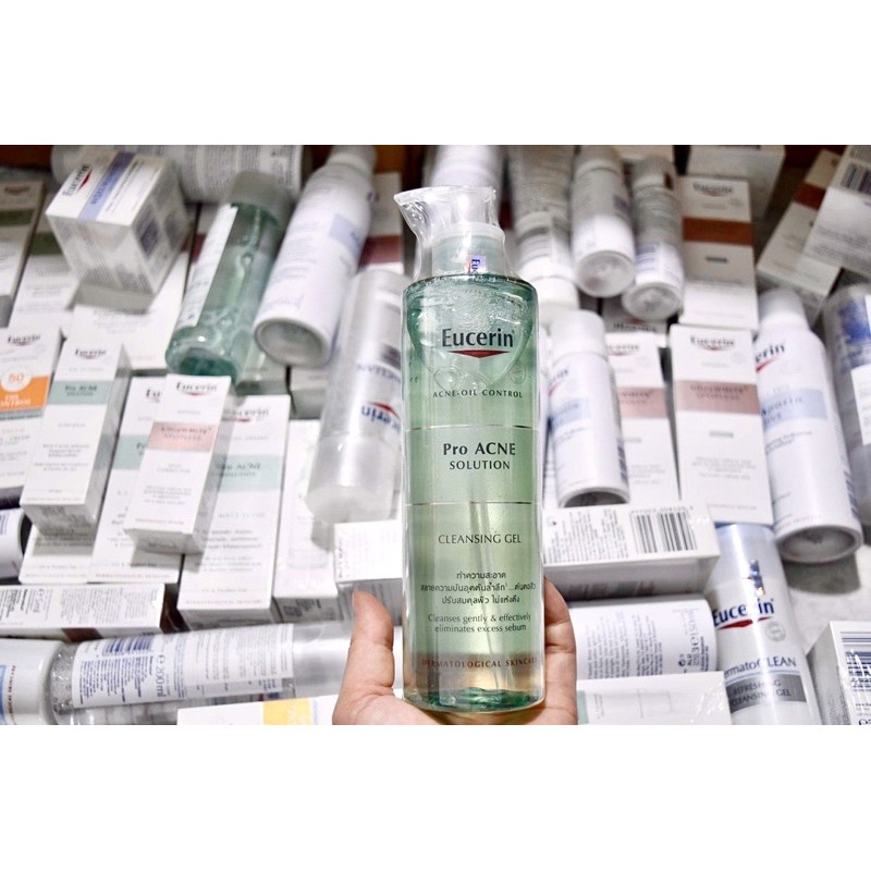 GEL RỬA MẶT CHO DA DẦU MỤN EUCERIN PRO ACNE CLEANSING GEL 200ML