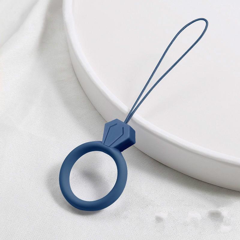 Móc khóa hình tròn chất liệu silicone