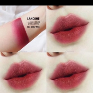 Son mini Lancome màu đỏ mận 507