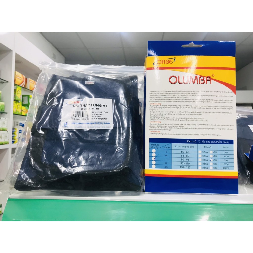 Đai Lưng Cột Sống Olumba Orbe Thoát Vị, Thoái hóa, Đau Lưng