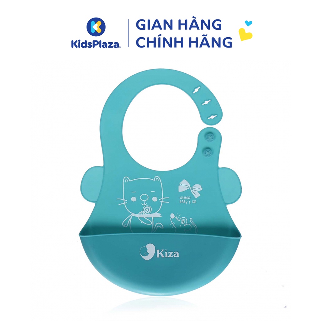 Yếm ăn Silicon cho bé KidsPlaza BIB022/BIB023 (giao màu ngẫu nhiên)